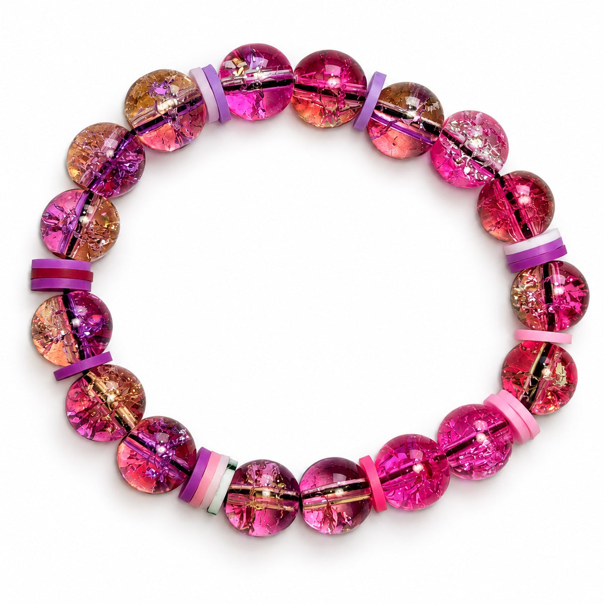 TT Bracelets apyrankė „Rožinis blizgesys“
