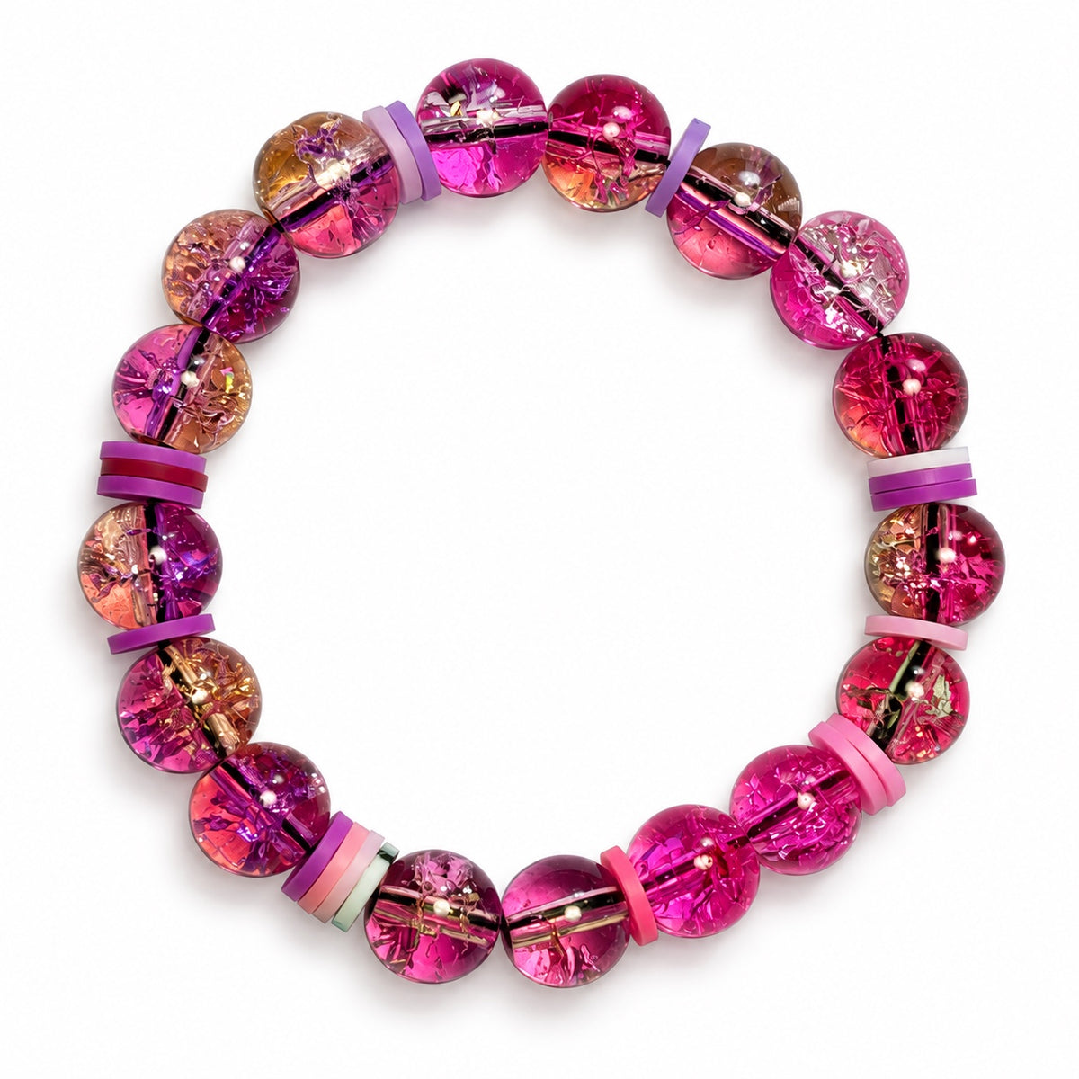 TT Bracelets apyrankė „Rožinis blizgesys“