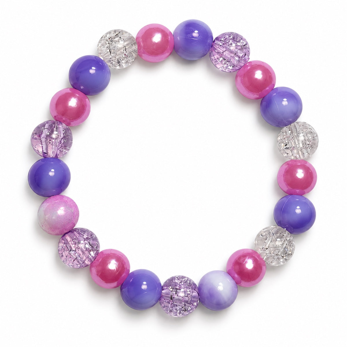 TT Bracelets apyrankė „Violetiniai burbulai“